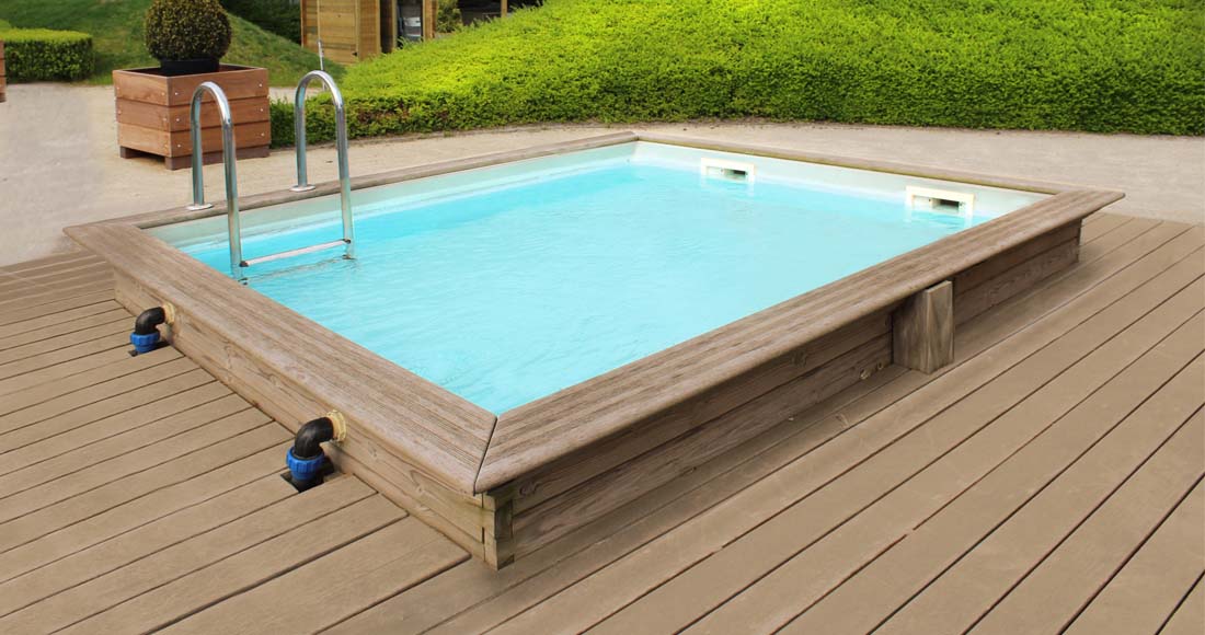 Vergelijkbaar riem zonsopkomst Strak houten zwembad kopen - Exterior Living