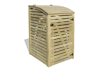 Armoire de rangement ou Cache Poubelle pour 2 poubelles StoreAway DURAMAX -  850 L - Marron - La Poste